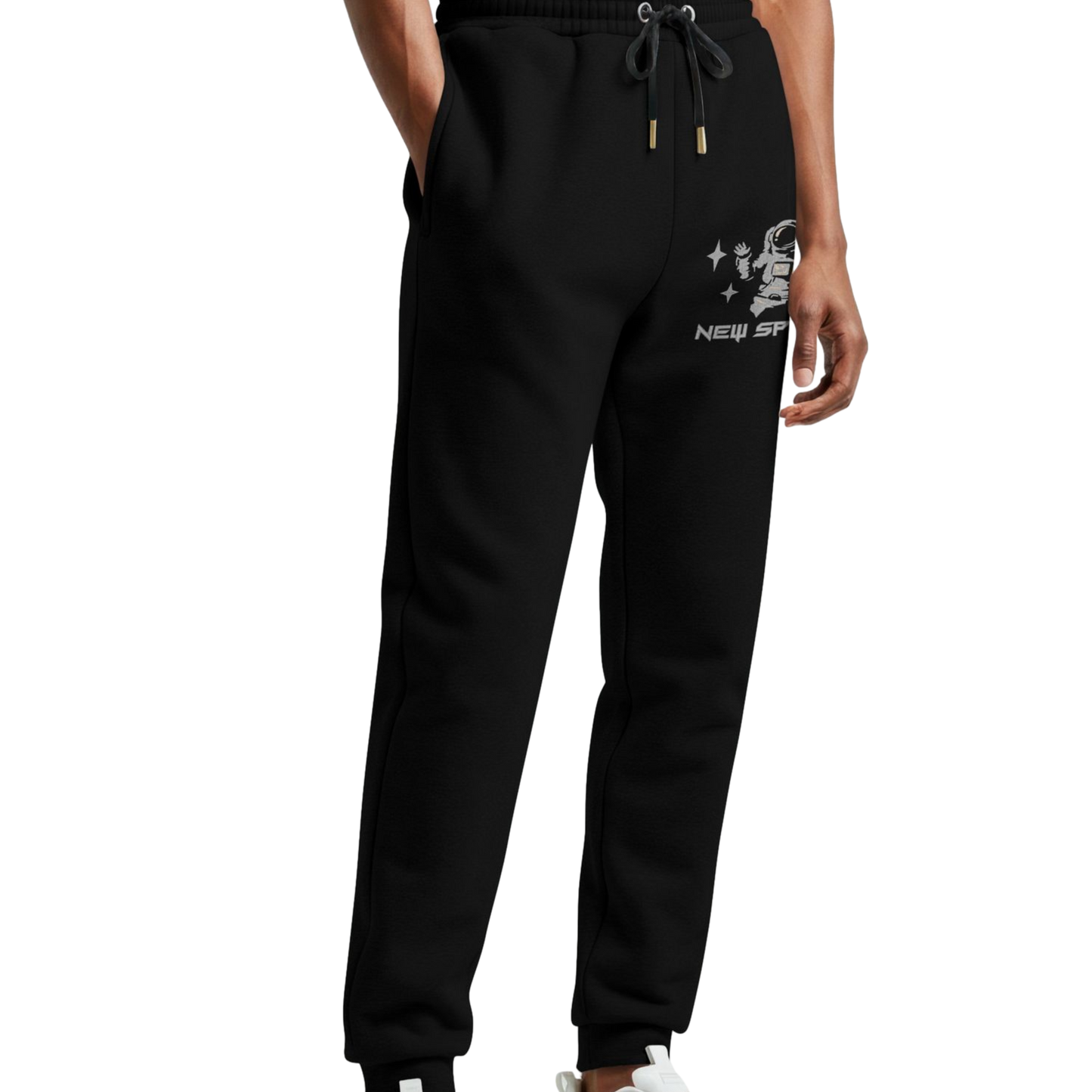Premium Fleece Joggers (with Embroidery spaceman)