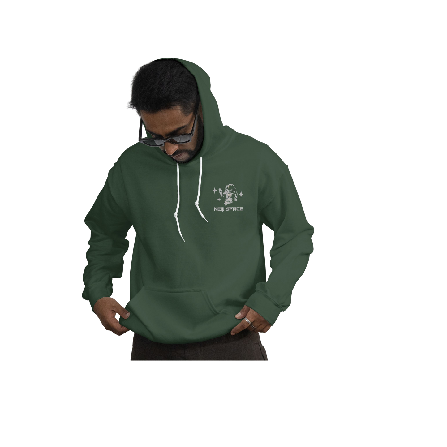 Premium Pullover Hoodie (with Embroidery spaceman)