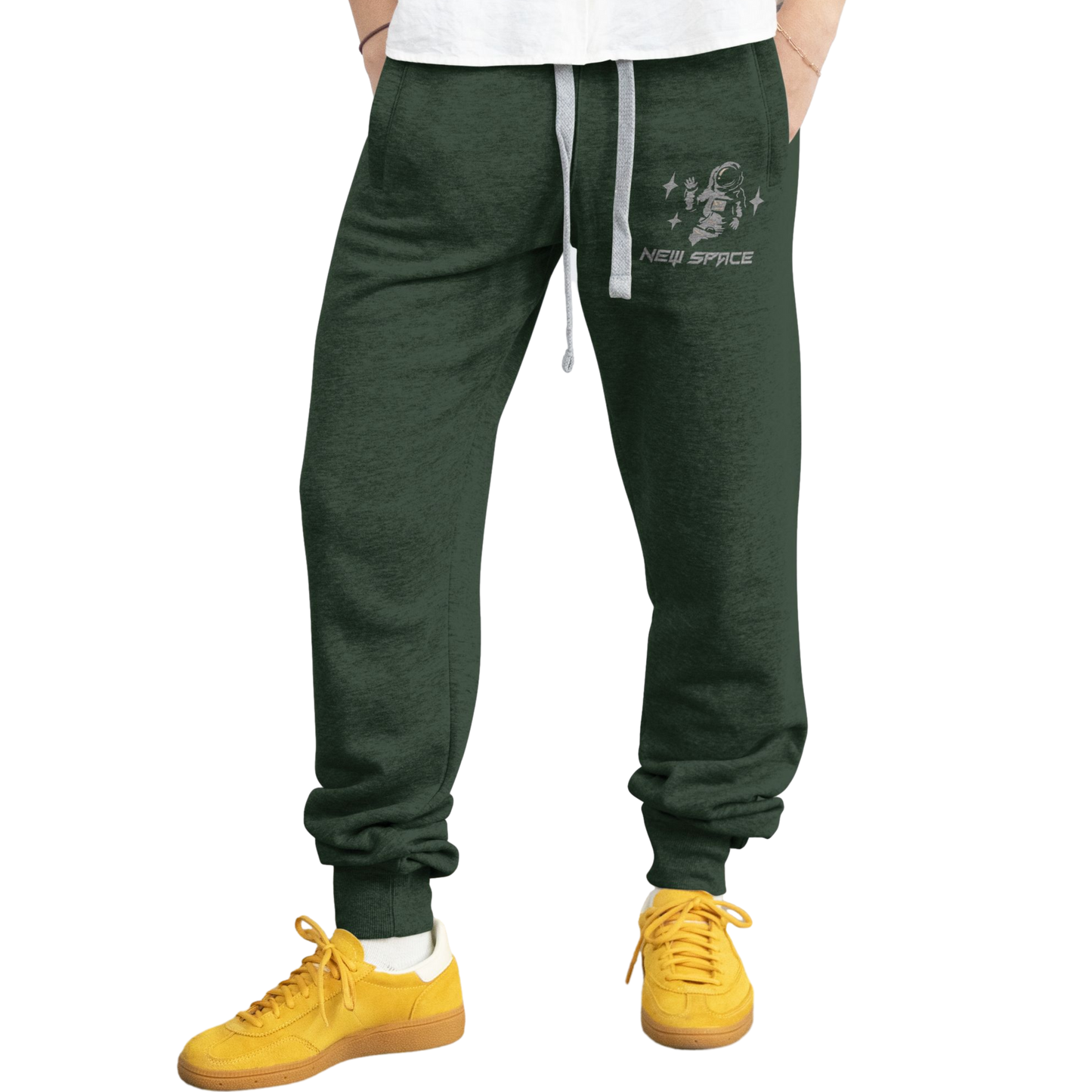 Premium Fleece Joggers (with Embroidery spaceman)