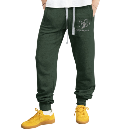 Premium Fleece Joggers (with Embroidery spaceman)